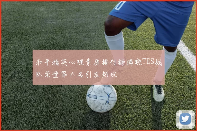 和平精英心理素质排行榜揭晓TES战队荣登第六名引发热议