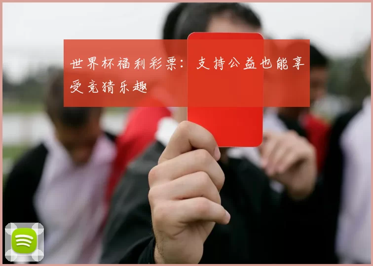 世界杯福利彩票:支持公益也能享受竞猜乐趣